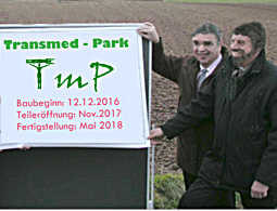 Baubeginn fr Medizinfirmen
