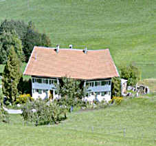 Die Pension in einem umgebauten Bauernhof