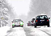 Winter - Nachschlag an der westlichen Zufahrtsstrae